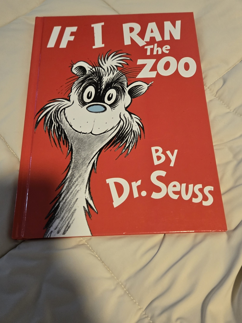 If I Ran The Zoo by Dr. Seuss - Red Children's Hardcover Book